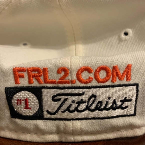 Titleist New Era Embroidered Fitted Hat Sz 7 3/8 - Picture 4 of 6